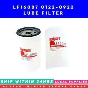 LF16087 LUBE FILTER 1220922 0122-0922 [LIMITED STOCK. READY TO SHIP WITHIN 24HRS.] CUMMINS ENGINES X1.7 X2.5 S3.8