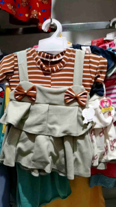 DRESS ANAK PEREMPUAN 1-2 TAHUN MURAH MERIAH DRESS KODOK TINGKAT ADK