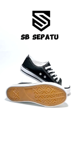 SEPATU ALLSPORT MINGBAO L-01 HITAM PENDEK ANAK || SEPATU FASHION ANAK || SEPATU SEKOLAH ANAK || SEPATU KASUAL ANAK CEWEK COWOK ||