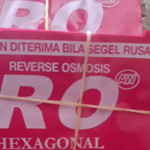 segel galon RO warna merah (1 ikat ada 200 lembar) untuk ukuran galon 19 liter (AL325)