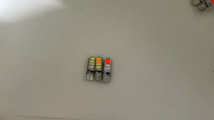 12Volt Lampu T10 8led Kedip Flash 2 Warna Sen Sein Senja Seri Mobil Motor