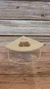 Hedgehog Planet hamster sand box toilet play triangle shape刺星球胖胖熊系列仓鼠金丝熊亚克力厕所三角浴沙盆沙池浴室挖掘箱