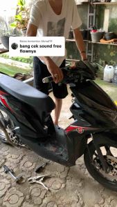 Knalpot Racing GOAT Free Flow suara keras gahar silincer only non sarangan