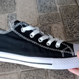 Promo Sepatu Sekolah Hitam Kanvas Ready Stock - Sepatu Kasual Kerja Sekolah