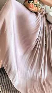 INT รวมแบบงาน กระโปรงยาวเกาหลี ผ้าชีฟองแก้วเพิ่มความเงาพิเศษ ดีไซน์เก๋ งานนำเข้า ผ้า:ทอนุ่ม เอวเริ่ม 23-36 นิ้ว สะโพก 46 นิ้ว ยาว31” ซับในยาว25”งานฟรีไซส์เหมาะกับSML