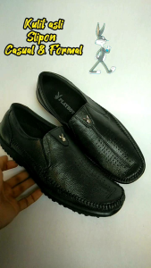 sepatu casual semi formal sepatu kerja kulit sapi aslii sepatu playboy kulit