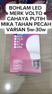 BOHLAM LED / LAMPU LED VOLTO CAHAYA PUTIH