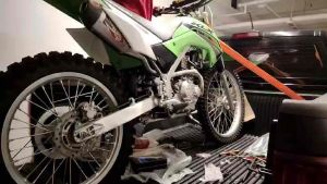 KLX140RF Full System Muffler free silencer made for easy installation