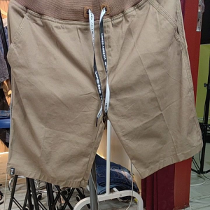 Celana Pendek Pria Chinos Rib Pinggan Karet Katun Combat Stretch Premium