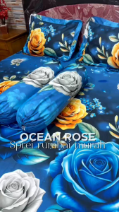 Sprei Rumbai  Ukuran Jumbo 200x200 Motif Bunga