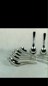 Sendok Bebek Tebal Stainless Steel Sendok Kuah 1Lusin Vienna Kitchenware Sendok Kuah 12 Pcs Peralatan Makan Modern - Lazada