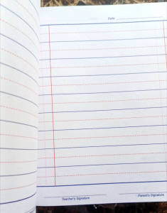 Writing Notebook for Prep / Kinder/ Malalaki space / Bigger size Assorted Color / Vanda