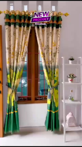 RAJA GORDEN Poni Rumbai UK 135X220Cm dekorasi pintu jendela (Free Pita) tali rumbai