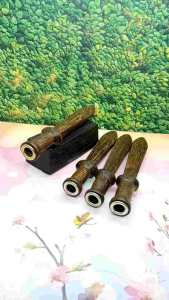 padutan once pipa kayu kelor Jawa motif pedang B225