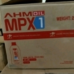 OLI AHM MPX1 10W-30 1L PER DUS ISI 24 BOTOL