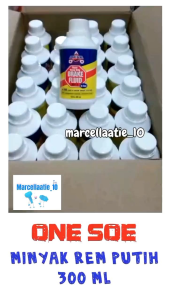 GROSIR 1 DUS ISI 24 PCS ONE SOE MINYAK REM 300 ML DOT 3 PUTIH BRAKE FLUID DOT 3 PUTIH MINYAK REM ONESOE MINYAK REM MURAH Minyak rem motor