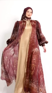 GAMIS TERBARU SYARI SYARI TRENDI BRANDED PRODUK PREMIUM FASHION MODERN MEWAH ELEGAN BAJU DRESS ETNIK MUSLIM BATIK ETNIK SETELAN EMBERLY