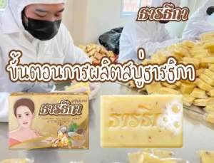 สบู่กระชายธารธิกา ช่วยยับยั้ง เชื้อรา แบคทีเรีย อาการคันโรคผิวหนังทุกชนิด (ขนาด100กรัม)