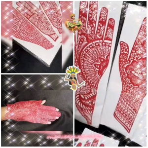 (1PCS) MAL CETAKAN HENNA SILIKON 2 SISI / CETAKAN TANGAN KARET PENDEK & PANJANG / CETAKAN HENA ARABIAN / CETAKAN HENNA MOTIF ARTISTIK / CHK6930