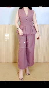 Tifany Terno Pants with Pockets with 2 Side Pockets