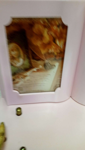 MUSICAL PIANO JEWELRY BOX WITH PHOTO FRAME