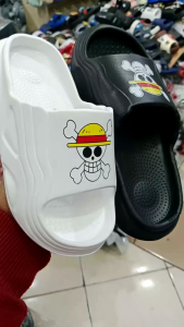 Sandal Selop Viral ONE PIECE - Sendal Slip On Anak Laki-Laki Usia 5-9 Thn Ringan Anti Licin Alibaba 2409