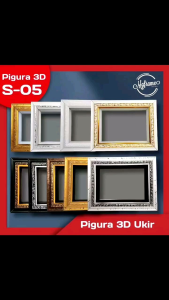 BINGKAI FRAME PIGURA POPUP 3D SCRAPBOOK MAHAR S05/20X30 kedalaman 4cm