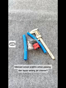 Konektor Merah Hitam Untuk Selang Inlet Jet Cleaner | Quick Connector Hose | 1/2" - 5/8"