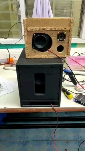 ตู้เปล่า ออเดอร์ 6 ขนาด 6.5นิ้ว โครงปั้ม (พอร์ตลมล่างโค้ง)