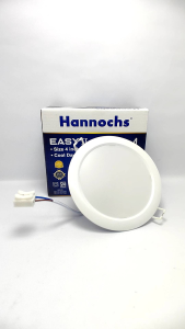 Lampu Downlight LED Hannochs 9 watt/LED Panel Hannochs easy IBR 9 Watt / Downlight Tanam/SIZE 4 inch