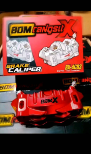 Brake Caliper BomX Rangsit Accelerate with Style 4pot Technology Universal