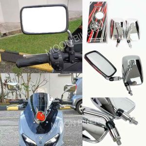 UNIVERSAL HONDA SYM PHANTOM SIDE MIRROR CHROME PHANTOM-150 CB4 CB400 WAVE W125 DASH W110 WAVE110 ALPHA W100 VF3I CERMIN