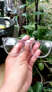Kacamata Minus Rabun Jauh Cat Eye Horn Untuk Pria dan Wanita
