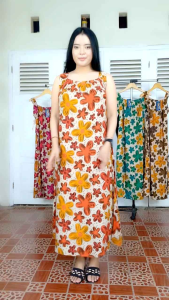 DASTER Yukensi Bunga rayon super adem wanita LD 116