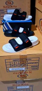 LOZTA Sandal Cowok Terbaru Selop Slip On Rubber Empuk Distro 01 Series