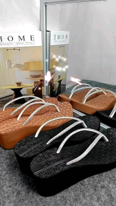 LOZTA Sandal Tinggi Wanita Karet Empuk Sendal Jepit Japit Putih Firles Series