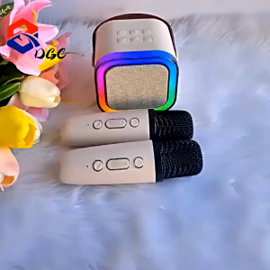 Mini Speaker Bluetooth Karaoke Speaker Mini Bluetooth 2 mic 1 Karaoke Bluetooth Mini Full Bass Portable Wireless