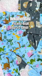 Piyama Anak Usia 1-2 Tahun - Baju Tidur Anak