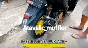 knalpot racing ROB1 fullset inlet 50mm eksoz nmax pcx aerox lexi adv beat freego scoopy vario xmax