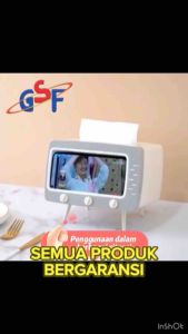 Kotak Tisu Holder HP kamar Mandi Tempat Tissue Model TV Modern GSF 151 Packing Bubble Wrap
