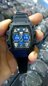 JAM TANGAN DIGITAL SKYMAX 5008G ORIGINAL TERBARU WATERESIS TALI RUBBER PRIA FREE BATRAI CADANGAN