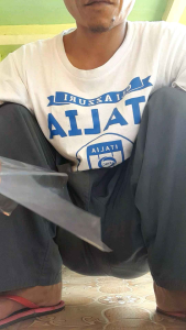 Pisau Cap Garpu Palembang Sarung Kulit 28 CM