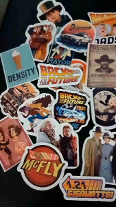 50pcs Back to the future • Sticker Pack • Waterproof • Scratchproof