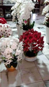 FLOOR ORCHID/GUBAHAN ORKID PREMIUM PASU BESAR TINGGI UNTUK RUMAH OFIS RAYA TERMURAH