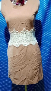 DRESS KUTUNG/SLEEVELESS BROWN (REFILL) 56