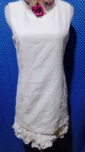 DRESS KUTUNG/SLEEVELESS PUTIH(ROEM) 12