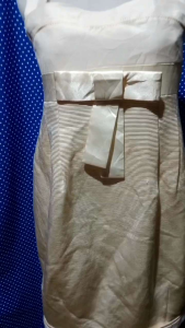 OL (OVERALL) MINI DRESS PUTIH BW DENIM 369