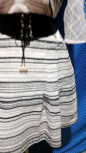 DRESS LENGAN 3/4 PUTIH(IT MICHAA) 240