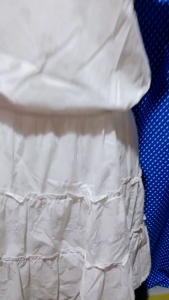 DRESS LENGAN PENDEK PUTIH (BEAR TWO STYLE)