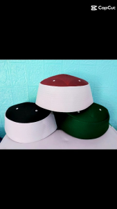 Peci Supi Runcing Imamah Terhits Terlaris Termurah / peci Combinasi/ peci hitam peci putih